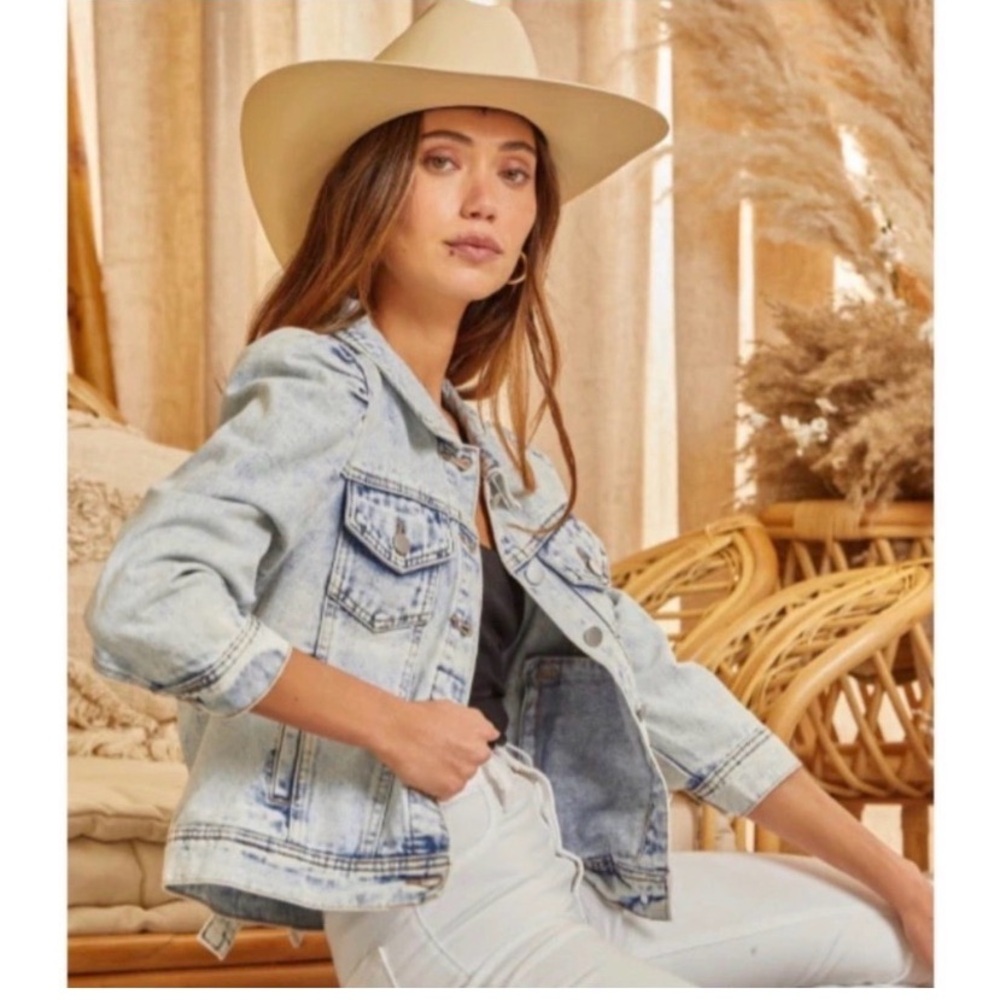 SAVANNA JANE Boho Jean Jacket - Picture 2 of 8